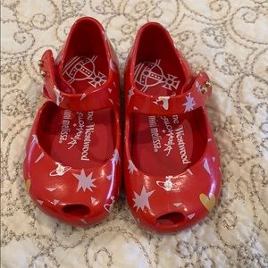 Red Mini Melissa size 5